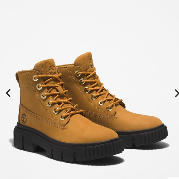 TIMBERLAND NWOT Wheat Nubuck Greyfield Leather Waterproof Lace-Up Boots S 8.5 - Picture 1 of 11